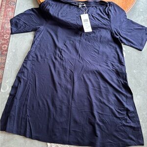 Eileen Fisher Midnight Blue Tunic Top